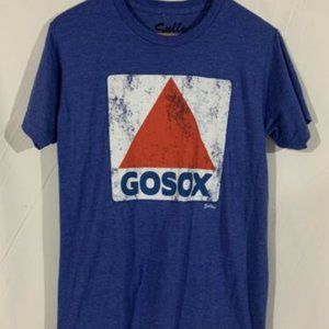 Sullys Boston Red Sox Men Blue Short Sleeve Go Sox